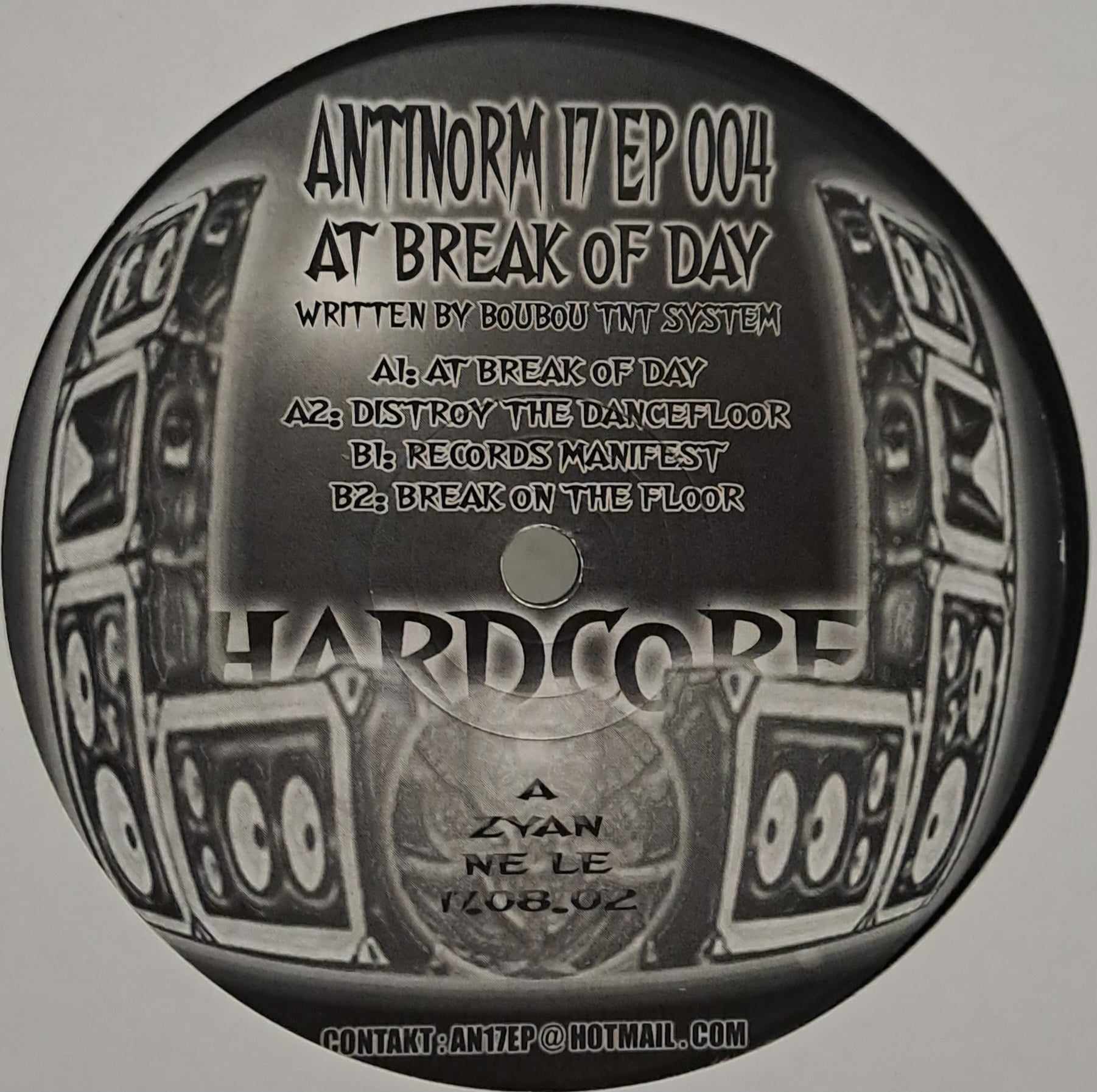 Antinorm 17 04 - vinyle hardcore